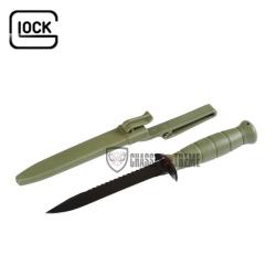 Couteau GLOCK FM81 Vert Avec Scie 16,5 cm