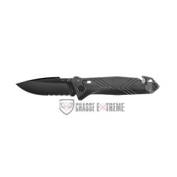 Couteau de Poche CAC S200 Serration PA6 Noir