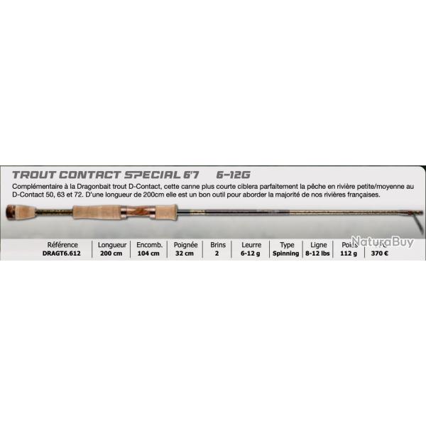 Canne D Contact Sp�cial 6'7" - 6/12 g -20%
