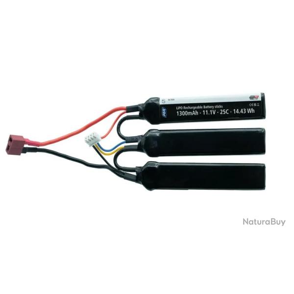 BATTERIE LI-PO 11.1V 1300 MAH STICKS T DEAN