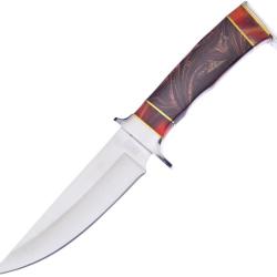 Couteau fixe de chasse Frost Hunter Red