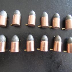 UN LOT DE 12 BALLES A BROCHE CALIBRE 11 mm