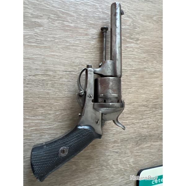 Revolver a broche belge 7 mm type LEFAUCHEUX       1