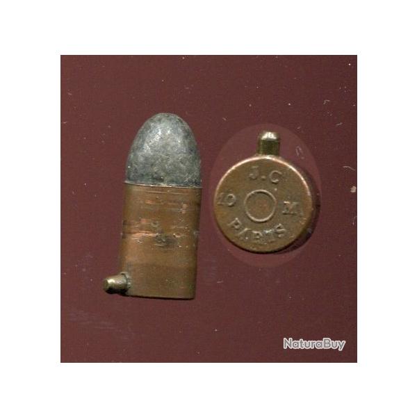 10 mm � broche par ules Chaleyer - TRES RARE - marquage en relief :  J.C 10 O M PARIS