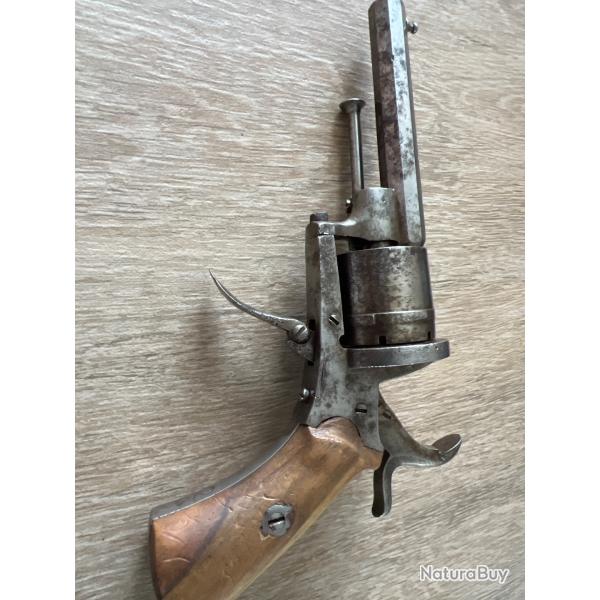 Revolver a broches Belge type LEFAUCHEUX 7 mm     3