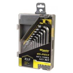 Sae/metric/hex/torx KEY SET Outils, 45 PC