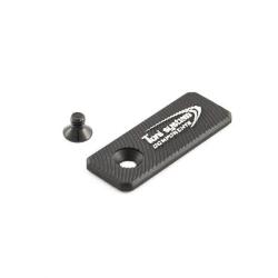 Oversized Release Button Toni System Sided Hole 42x16 Noir