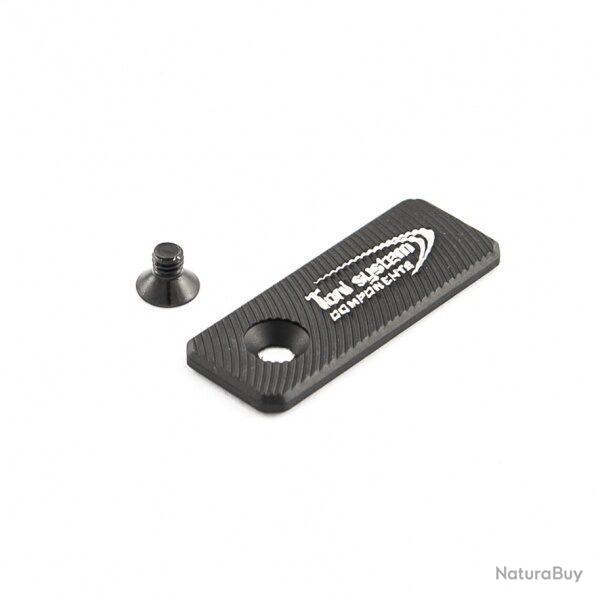 Oversized Release Button Toni System Sided Hole 42x16 Noir