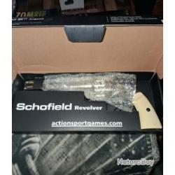 REVOLVER "SCHOFIELD 6" - IVORY FULL METAL - Cal. 4.5 PLOMBS - CO2