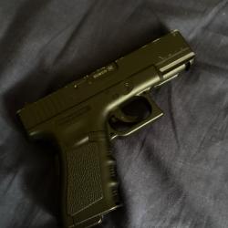 Pistolet CO2 Glock 19 &agrave; billes en acier 4,5mm