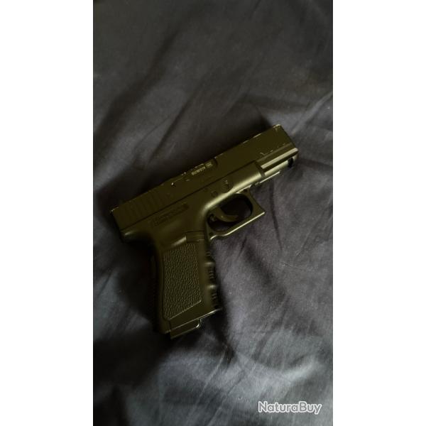 Pistolet CO2 Glock 19 � billes en acier 4,5mm