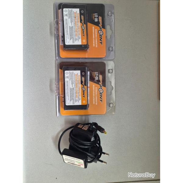 Batterie spypoint lit-09 + chargeur