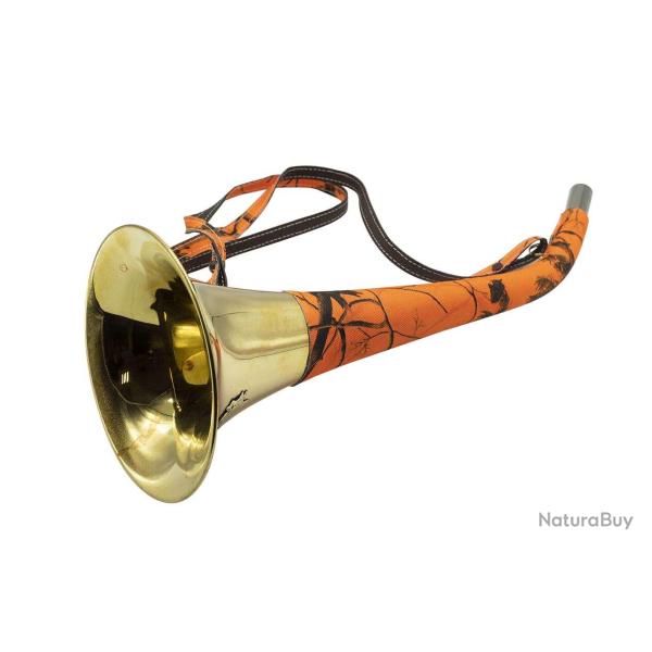 Cornes � pavillon en laiton gain�e Orange Camo Januel 30