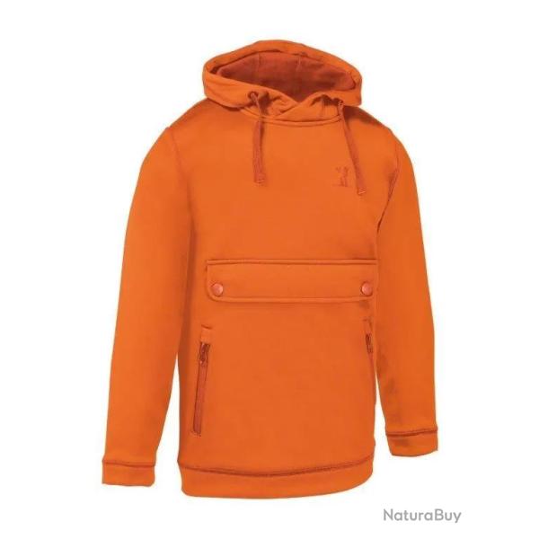 DESTOCKAGE ! Sweat Shirt Percussion Orange pour Enfant