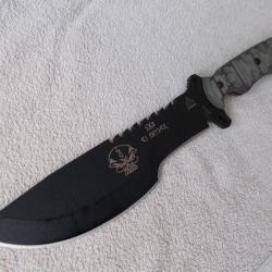 COUTEAU TOPS SKULLCRUSHER SXB10/TRACKER/ACIER 1095/BUSHCRAFT/SURVIE/OUTDOOR/CHASSE/USA