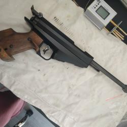 Pistolet Match Feinwerkbau FWB 90 - Tr&egrave;s bon &eacute;tat, joints, ressort et pile neufs (r&eacute;vis&eacute;)