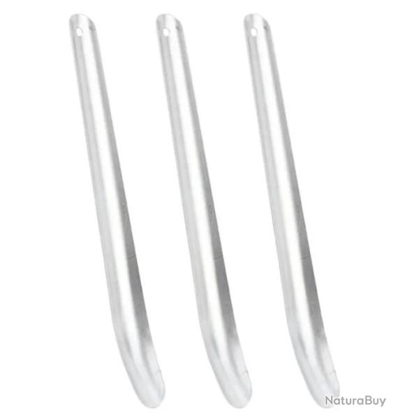 Grattoirs sueur cheval aluminium argent� 38x3,5x2,5 cm s�chage rapide lot 3
