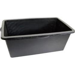 Bac en plastique noir 70x45x30