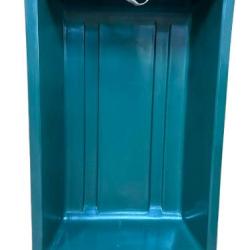 Bac &agrave; gibier plastique vert avec anse 90x60x20