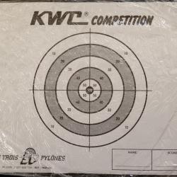 CIBLES PAPIER KCW COMPETITION
