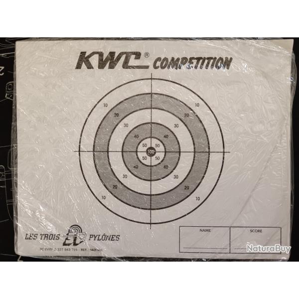 CIBLES PAPIER KCW COMPETITION