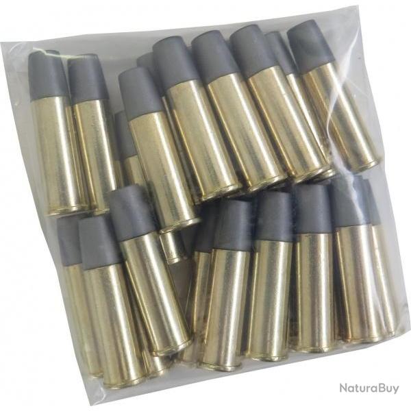 Lot de 25 douilles ASG pour revolver calibre 4,5 billes acier