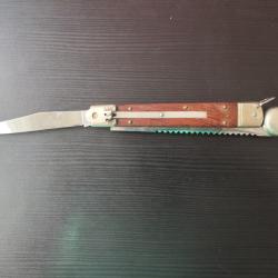 Couteau Hubertus Solingen Angler Spring Hammer bon &eacute;tat g&eacute;n&eacute;ral, enti&egrave;rement fonctionnel.