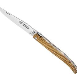 COUTEAULE LAGUIOLE LE FIDELE PLEIN MANCHE OLIVIER 12CM INOX