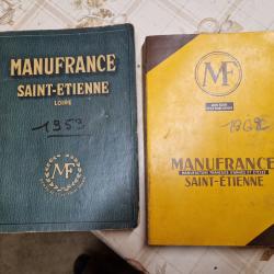 Deux catalogues Manufrance dat&eacute;s de 1953 et 1962 en bon &eacute;tat et complet