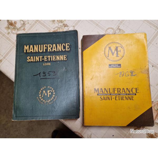 Deux catalogues Manufrance dat�s de 1953 et 1962 en bon �tat et complet