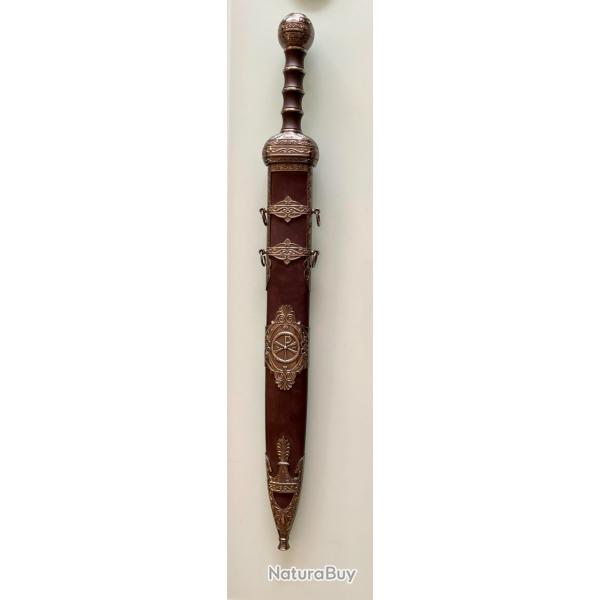 R�plique de Glaive Romain Damascus Style avec fourreau