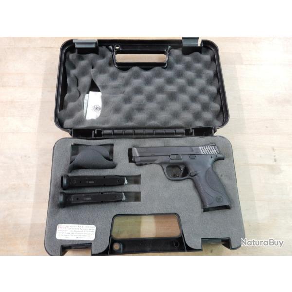 PISTOLET SMITH & WESSON MP9 CAL 9X19 + MALLETTE OCCASION BON ETAT