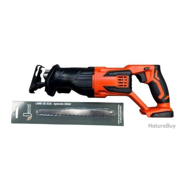 cie sabre batterie pour d�couper le gibier JANUEL batterie20V avec LED + lame A OS 21CM