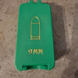 Boite compacte de 50 munitions de calibre 9mm divers coloris