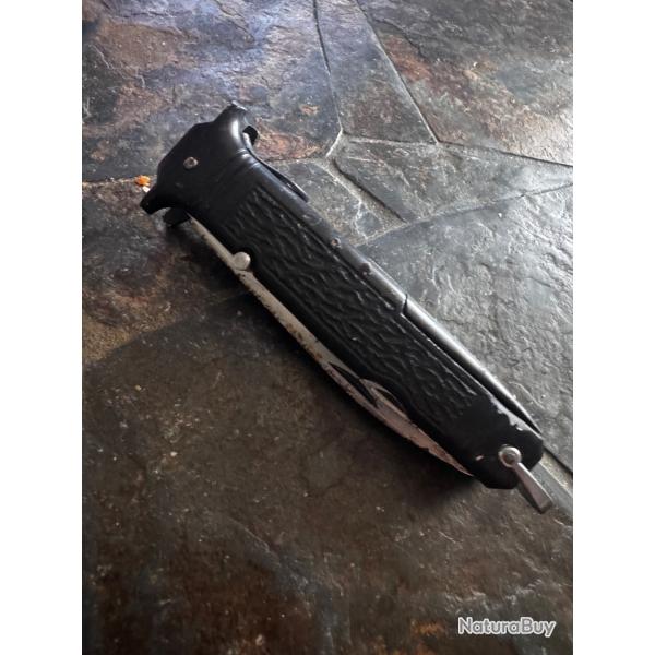Couteau militaire parachutiste SCOF France ancien - stock d'�poque