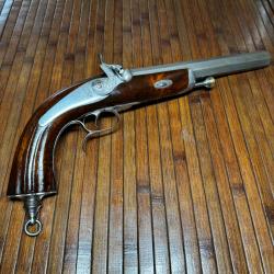 BEAU PISTOLET DE TIR A PERCUSSION SIGN&Eacute;E PAUL BOITARD A SAINT ETIENNE
