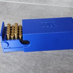 Bo&icirc;te de rangement pour munitions .22 LR - Organisation optimis&eacute;e