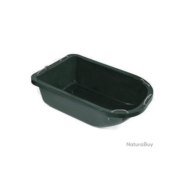 Bac Luge vert avec anse 100x70x30