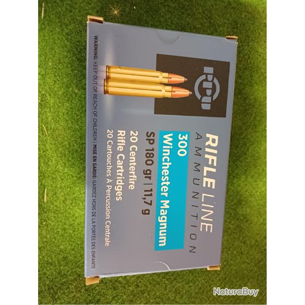 6 Bo�tes de munitions PARTIZAN calibre 300 Magnum � retirer dans le d�partement 66