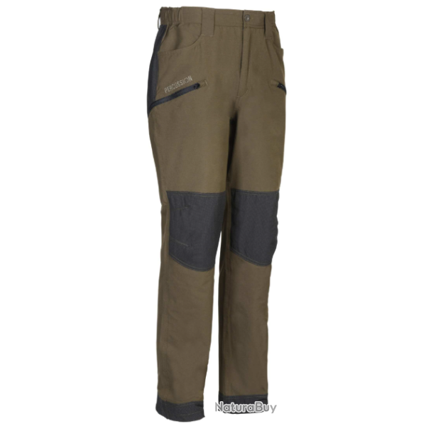 Pantalon Hyperstretch renforc� Savane Evo kaki PERCUSSION-52