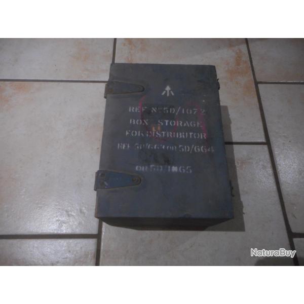 RAF ancienne petite caisse bois GB pour instrument N�2
