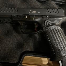 Pistolet BUL (Full Size) Axe Cleaver - 9mm ( 2 Chargeurs + 1 Chargeur Glock 17 neuf )