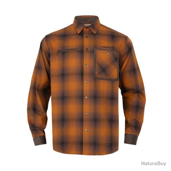 Chemise Manches Longues H�rkila Folke - Maple Check - chemise folke maple 3XL