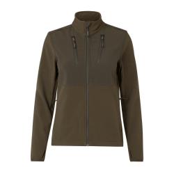 Veste Softshell Femme H&auml;rkila Scandinavian Willow Green/Shadow Brown - veste scandi soft WG F XL