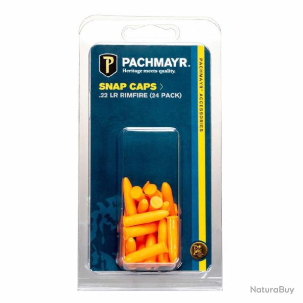 24 douilles amortisseurs "Snap caps" cal. 22 LR en plastique - Pachmayr