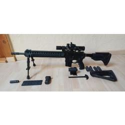 GHK DMR Keymod MOD 2 Magic buffer Prowin + Kit assaut + 3 chargeurs + pi&egrave;ces