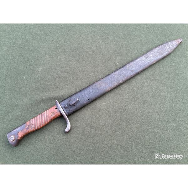 Ba�onnette Mauser 98/05 1er type Simson &Co Suhl. W15