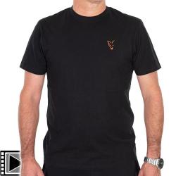 T-Shirt Fox Classic Black/Orange XXL