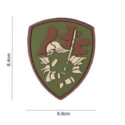 Patch 3D PVC Samurai Shield (101 Inc) OD