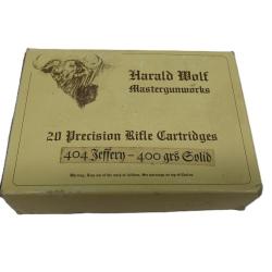 Boite de 20 cartouches 404 jeffery Harald Wolf     categorie C